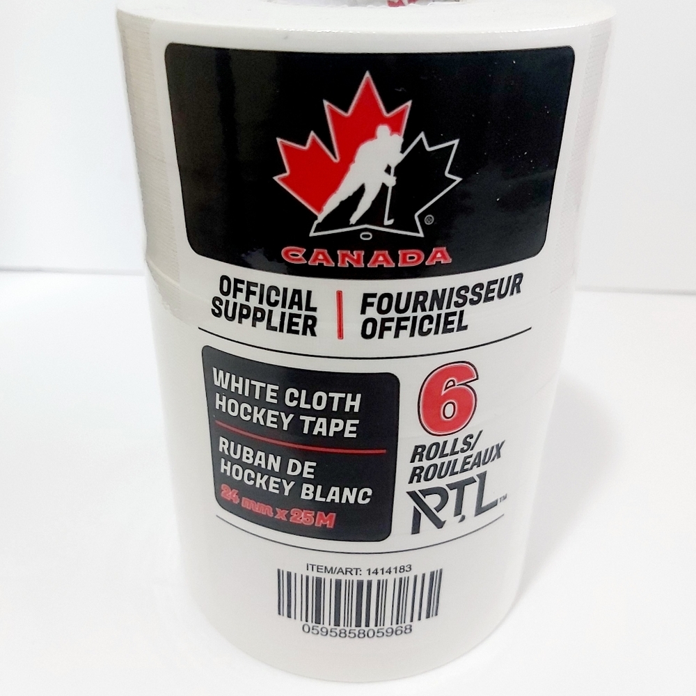 🔥Hockey Canada🇨🇦White Cloth Hockey Tape